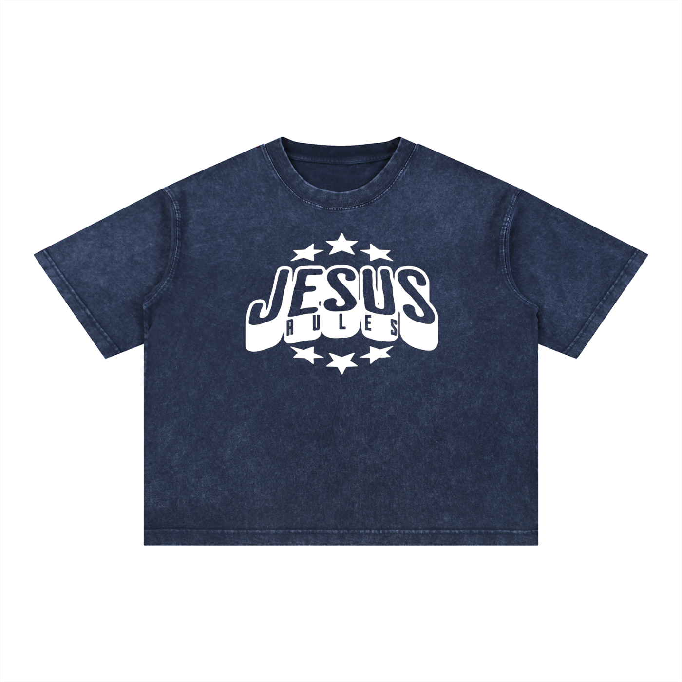 Mineral Wash Boxy Cotton T-Shirt