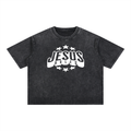 Mineral Wash Boxy Cotton T-Shirt